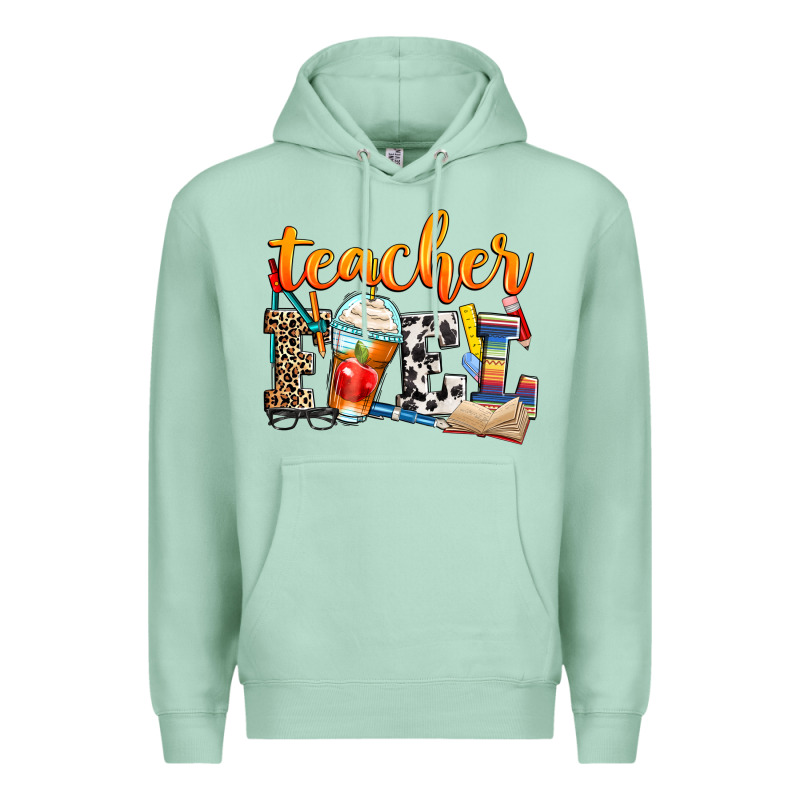 Teacher Fuel Premium Hoodie by Zillion Design Studio | Teevron