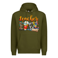 Army Green teacher fuel Premium Hoodie - Zillion Design Studio