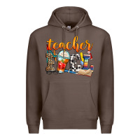 Coffee teacher fuel Premium Hoodie - Zillion Design Studio