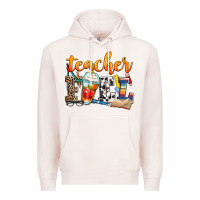 Pale Pink teacher fuel Premium Hoodie - Zillion Design Studio