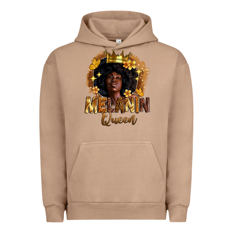 Melanin Queen Urban Hoodie by Zillion Design Studio | Teevron