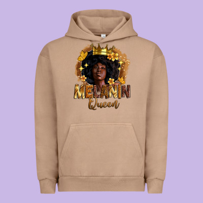 Melanin Queen Urban Hoodie Designed By Zillion Design Studio
