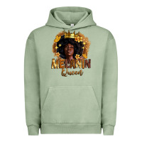 Pigment Oil Green melanin queen Urban Hoodie - Zillion Design Studio
