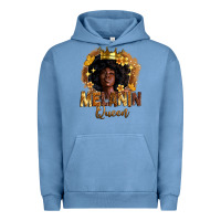 Pigment Pebble Blue melanin queen Urban Hoodie - Zillion Design Studio