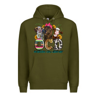Army Green ocd obsessive cow disorder Premium Hoodie - Zillion Design Studio