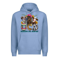 Colony Blue ocd obsessive cow disorder Premium Hoodie - Zillion Design Studio