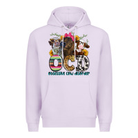 Lilac ocd obsessive cow disorder Premium Hoodie - Zillion Design Studio