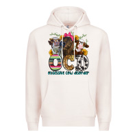 Pale Pink ocd obsessive cow disorder Premium Hoodie - Zillion Design Studio