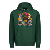 Sports Green ocd obsessive cow disorder Premium Hoodie - Zillion Design Studio