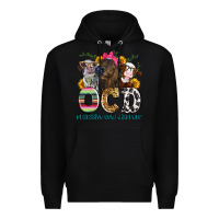 Black ocd obsessive cow disorder Premium Hoodie - Zillion Design Studio
