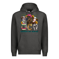 Charcoal Heather ocd obsessive cow disorder Premium Hoodie - Zillion Design Studio