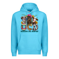Ocean Blue ocd obsessive cow disorder Premium Hoodie - Zillion Design Studio