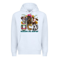White ocd obsessive cow disorder Premium Hoodie - Zillion Design Studio