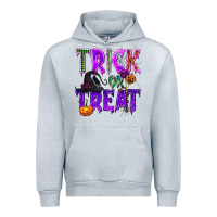 Heather Grey Trick or Treat Urban Hoodie - texasbilliewilder