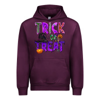 Mauve Wine Trick or Treat Urban Hoodie - texasbilliewilder