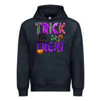 Navy Trick or Treat Urban Hoodie - texasbilliewilder
