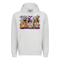 Dove Grey Halloween Gnomes Premium Hoodie - texasbilliewilder