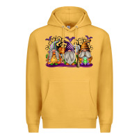Mustard Halloween Gnomes Premium Hoodie - texasbilliewilder