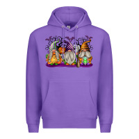 Purple Halloween Gnomes Premium Hoodie - texasbilliewilder