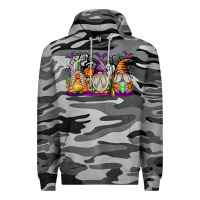 Slate Camo Halloween Gnomes Premium Hoodie - texasbilliewilder