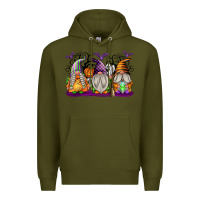 Army Green Halloween Gnomes Premium Hoodie - texasbilliewilder