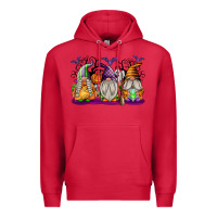 Cardinal Halloween Gnomes Premium Hoodie - texasbilliewilder