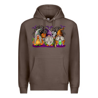 Coffee Halloween Gnomes Premium Hoodie - texasbilliewilder