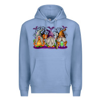 Colony Blue Halloween Gnomes Premium Hoodie - texasbilliewilder