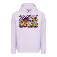 Lilac Halloween Gnomes Premium Hoodie - texasbilliewilder