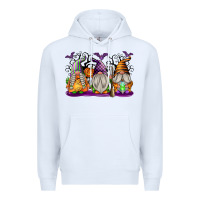 White Halloween Gnomes Premium Hoodie - texasbilliewilder