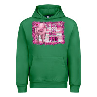 Emerald in october we wear pink pig Urban Hoodie - RanaPortraitStore