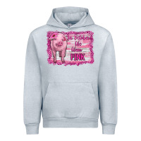 In October We Wear Pink Pig Urban Hoodie | Teevron