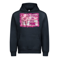 Navy in october we wear pink pig Urban Hoodie - RanaPortraitStore