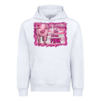White in october we wear pink pig Urban Hoodie - RanaPortraitStore