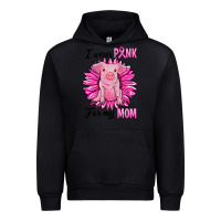 I Wear Pink For My Mom Pig Urban Hoodie | Teevron