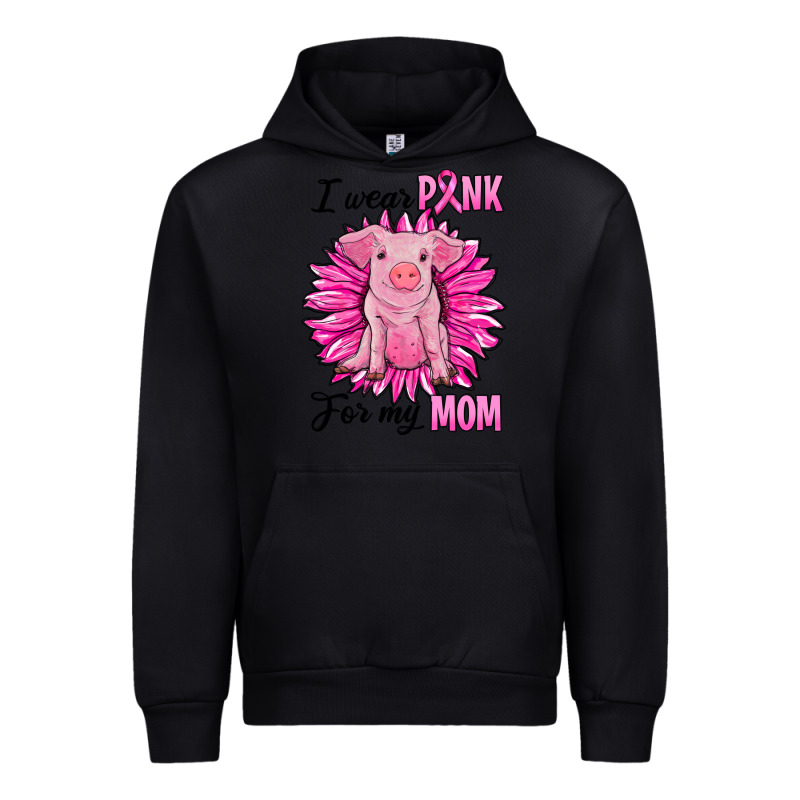 I Wear Pink For My Mom Pig Urban Hoodie by RanaPortraitStore | Teevron
