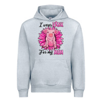 Heather Grey i wear pink for my mom pig Urban Hoodie - RanaPortraitStore