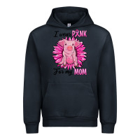Navy i wear pink for my mom pig Urban Hoodie - RanaPortraitStore