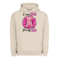 Pigment French Oak i wear pink for my mom pig Urban Hoodie - RanaPortraitStore
