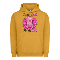 Pigment Peanut Butter i wear pink for my mom pig Urban Hoodie - RanaPortraitStore
