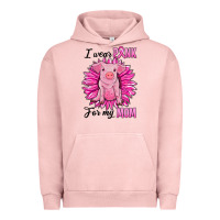 Pigment Salmon i wear pink for my mom pig Urban Hoodie - RanaPortraitStore