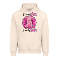 Sandshell i wear pink for my mom pig Urban Hoodie - RanaPortraitStore