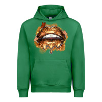 Emerald melanin lips Urban Hoodie - Zillion Design Studio