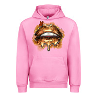 Fuchsia Pink melanin lips Urban Hoodie - Zillion Design Studio