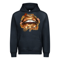 Navy melanin lips Urban Hoodie - Zillion Design Studio
