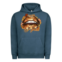 Pigment Midnight Navy melanin lips Urban Hoodie - Zillion Design Studio