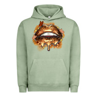 Pigment Oil Green melanin lips Urban Hoodie - Zillion Design Studio