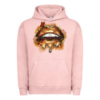 Pigment Salmon melanin lips Urban Hoodie - Zillion Design Studio