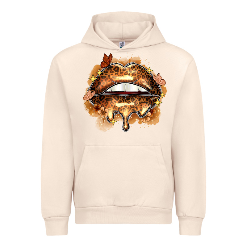 Melanin Lips Urban Hoodie by Zillion Design Studio | Teevron
