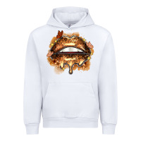 White melanin lips Urban Hoodie - Zillion Design Studio